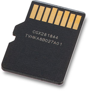 Patriot EP Series V30 A1 128GB microSDXC Memory Card back
