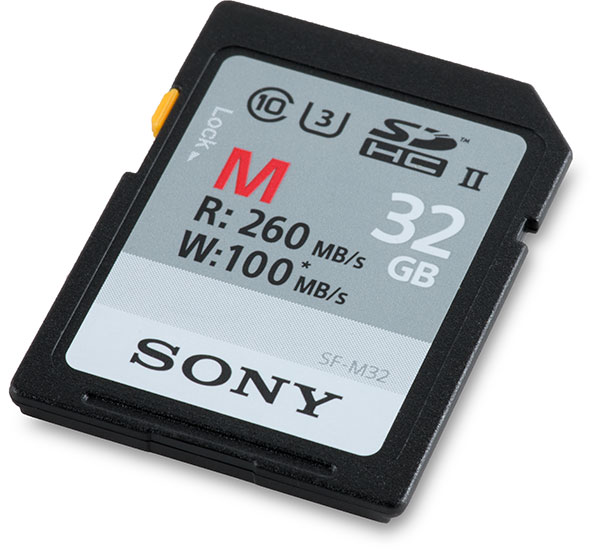 Sony M Series 32GB SDHC UHS-II U3 Memory Card