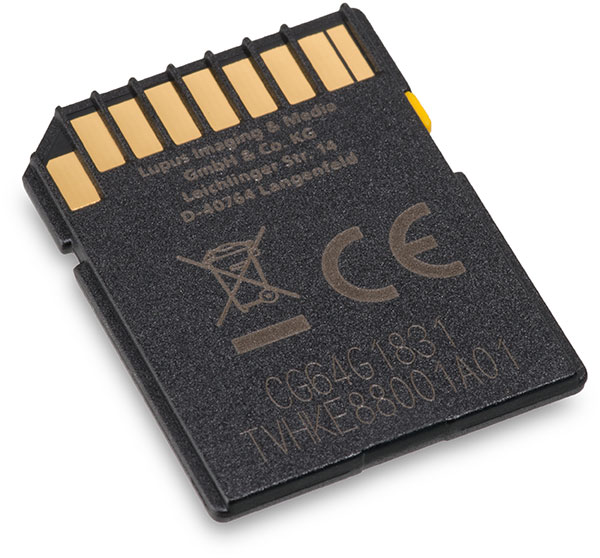 AgfaPhoto Professional V30 64GB SDXC Memory Card Back