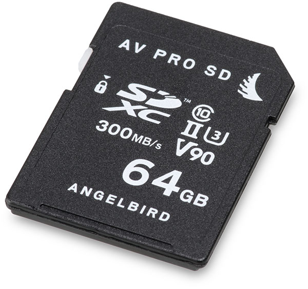 Angelbird AV Pro UHS-II V90 64GB SDXC Memory Card