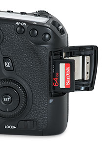 Canon 6D SD card slot