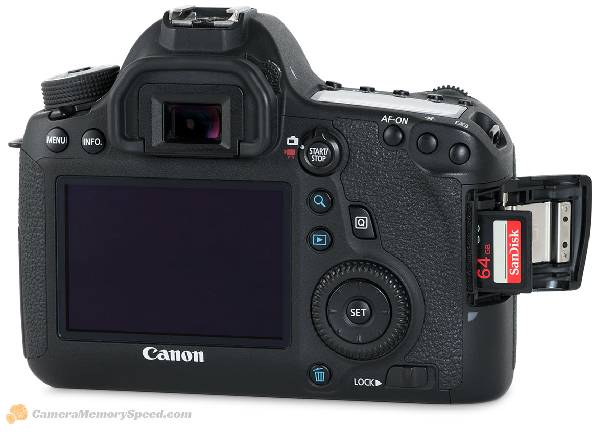 Canon 6D SD Card Write Speed Tests and Memory Card Comparison - Camera Memory Speed & Performance tests for SD and CF cards