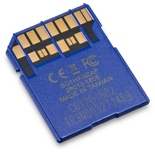 Delkin Power UHS-II V90 128GB SDXC Memory Card back