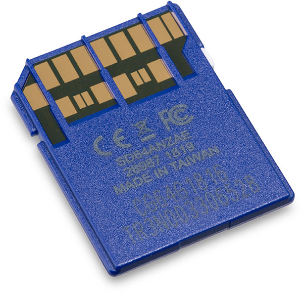 Delkin Prime UHS-II V60 64GB SDXC Memory Card back