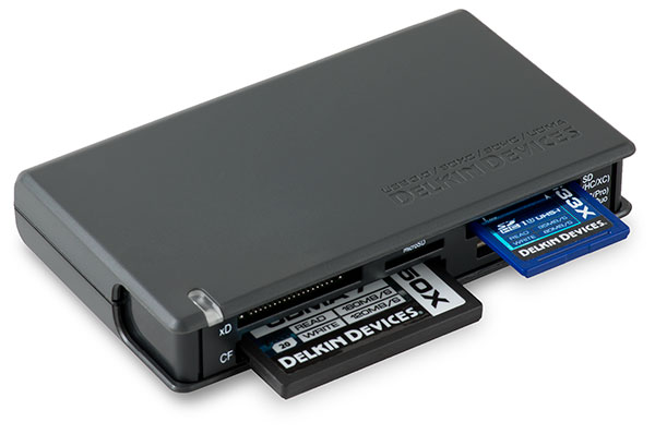Delkin Devices Universal USB 3.0 Dual Slot Card Reader DDREADER-42