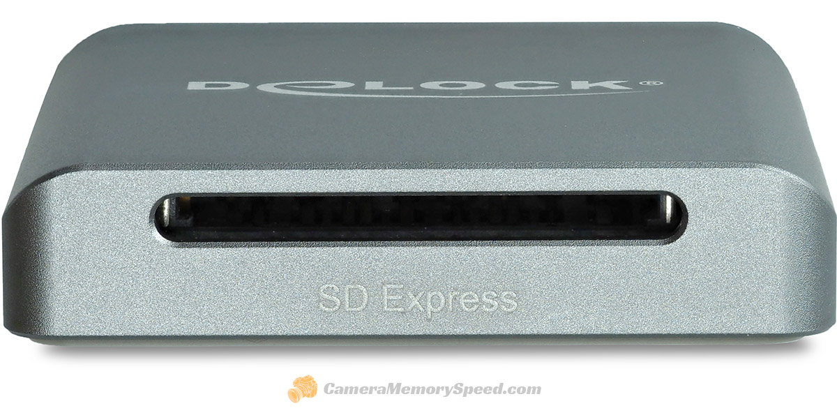 morgue Rose sladre Delock SD Express Card Reader - Camera Memory Speed Comparison &  Performance tests for SD and CF cards