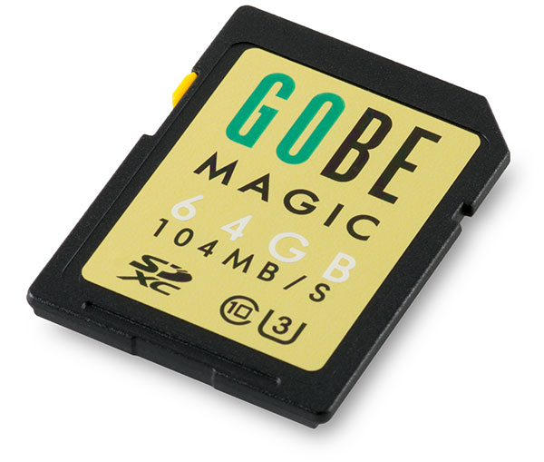 Gobe Magic 104MB/s 64GB SDXC Memory Card UHS-I U3