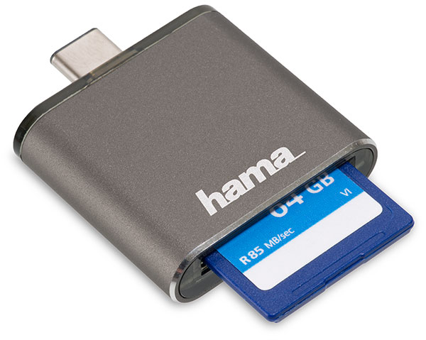 Hama USB Type-C 3.1 UHS-II SD Card Reader
