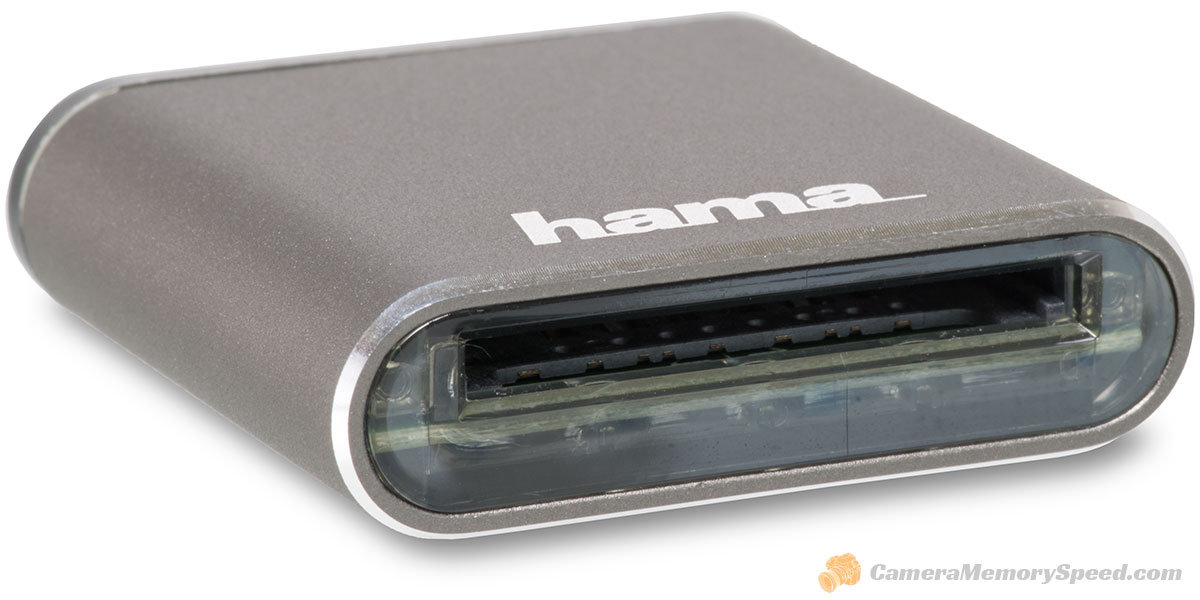 Hama USB Type-C 3.1 UHS-II SD Card Reader Review with memory read and write speed benchmark tests - Camera Memory Comparison & Performance tests for SD and CF cards