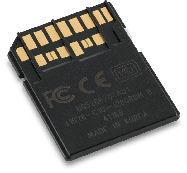 Lexar Professional 1000x UHS-II Rev C 128GB SDXC Memory Card Back