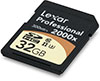 Lexar Professional 2000x UHS-II 32GB SDHC card