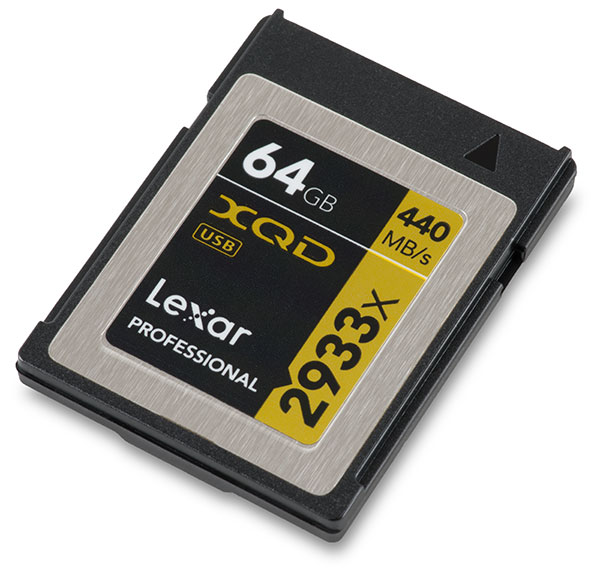 Lexar 64GB 440MB/s Tarjeta de memoria 2933x XQD 
