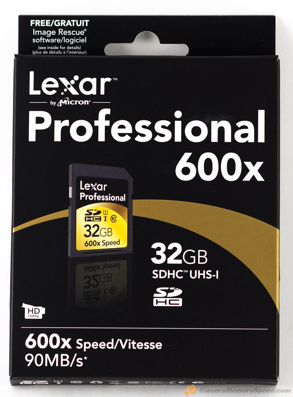 Lexar Professional 600x 32GB SDHC Memory Card - Camera Memory Speed