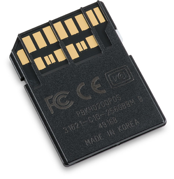 Lexar Professional 1000x UHS-II 256GB SDXC Memory Card Back