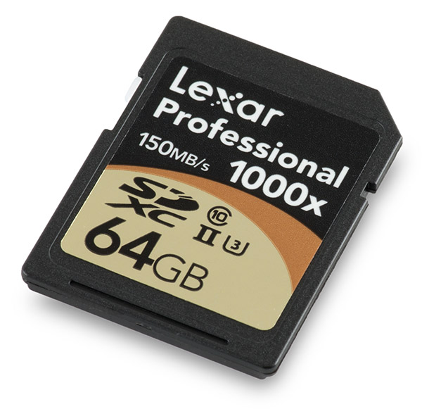 Lexar Professional 1000X 64GB SDXC Uhs-II/U3 Card LSD64GCRBNA1000 