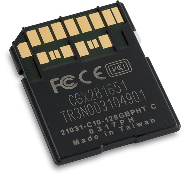 Lexar Professional 2000x UHS-II U3 64GB SDXC Memory Card Back