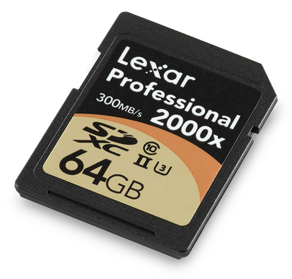 Lexar Professional 2000x UHS-II U3 300MB/s 64GB SDXC Card Review 