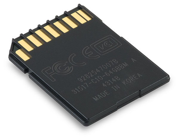 Lexar Professional 600x UHS-I 64GB SDXC Memory Card Back