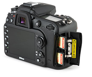 Nikon D7100 SD Card Slots