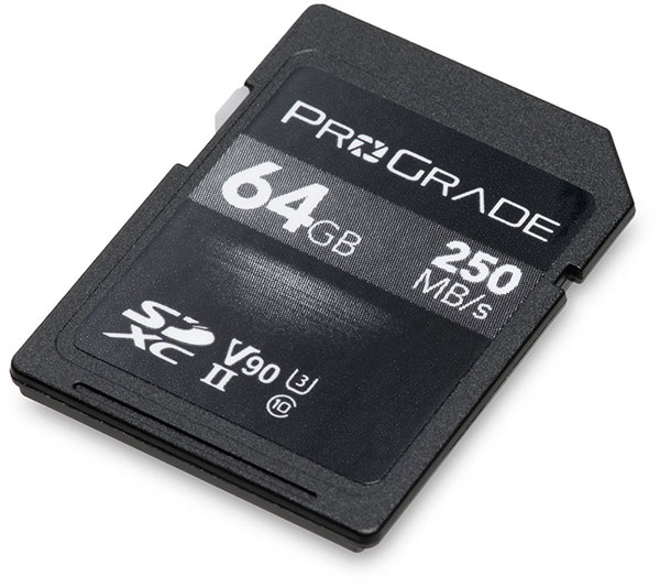 ProGrade 250MB/s UHS-II V90 64GB SDXC Card Review with reader 