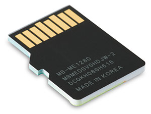 Samsung EVO Select microSDXC 128GB Card back