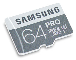 Samsung PRO 64GB microSDXC Card
