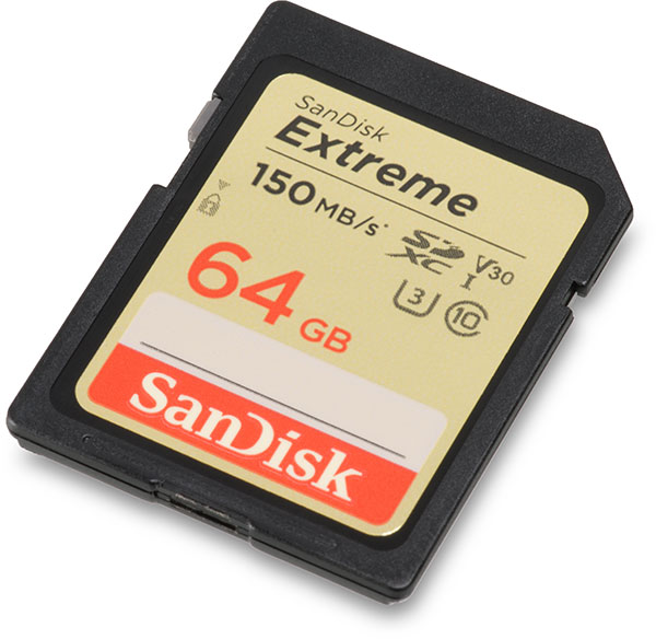 Sandisk 64GB Extreme SDXC 150MB/S UHS-I U3 C10 V30 4K 64G SD Karte SDSDXV6-064G 