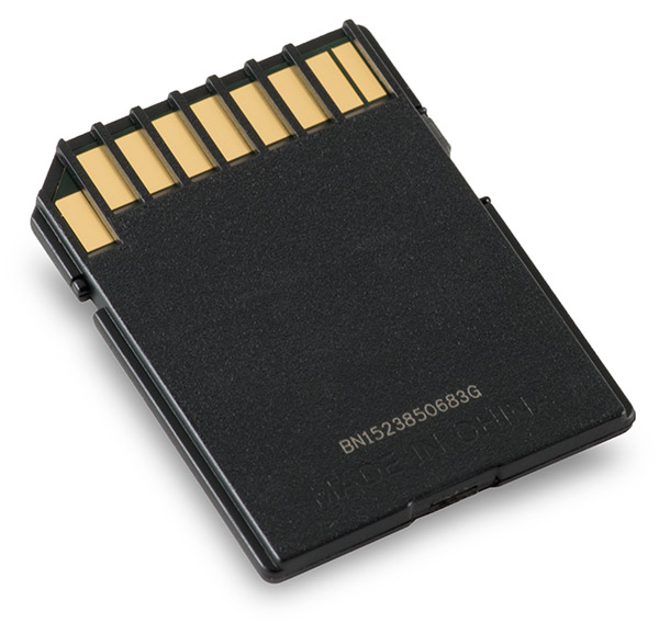 SanDisk Extreme 90MB/s UHS-I U3 64GB SDXC Card Back