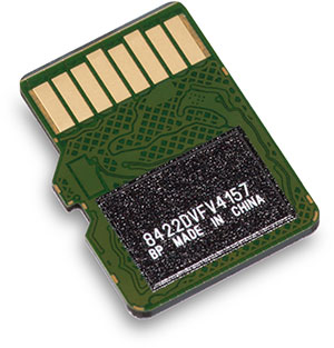 SanDisk Extreme Plus UHS-I V30 A2 128GB microSDXC Memory Card Back