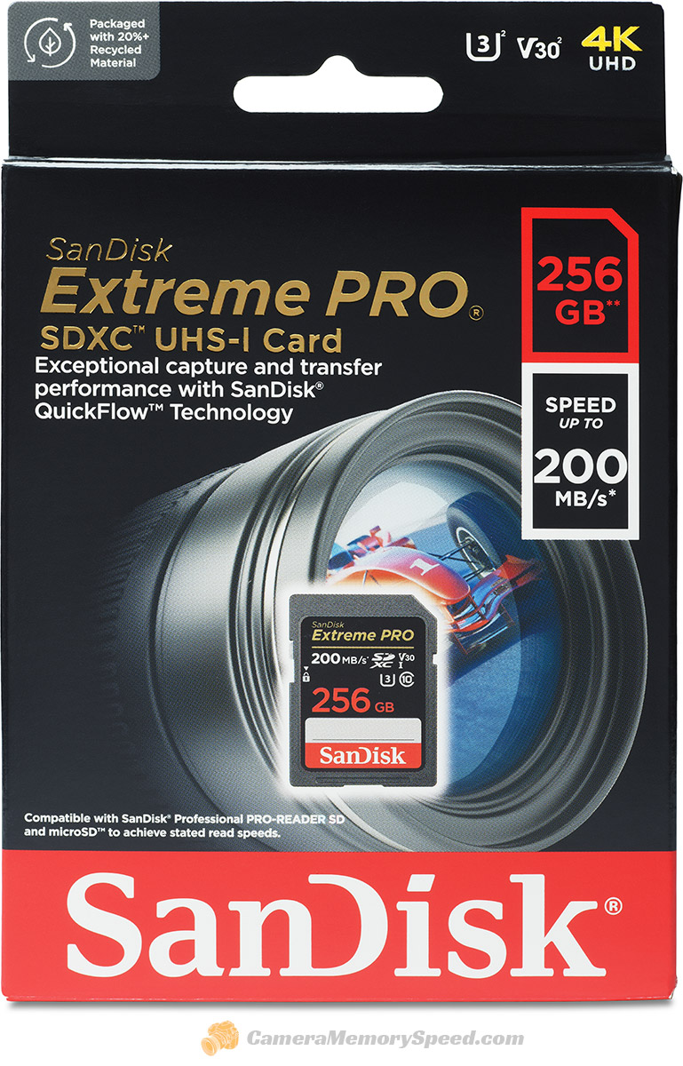 Carte mémoire SanDisk SDXC Extreme Pro 64Go (200MB/s)