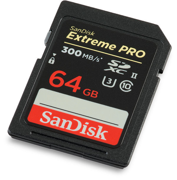 SanDisk Extreme Pro UHS-II 300MB/s 64GB SDXC Card