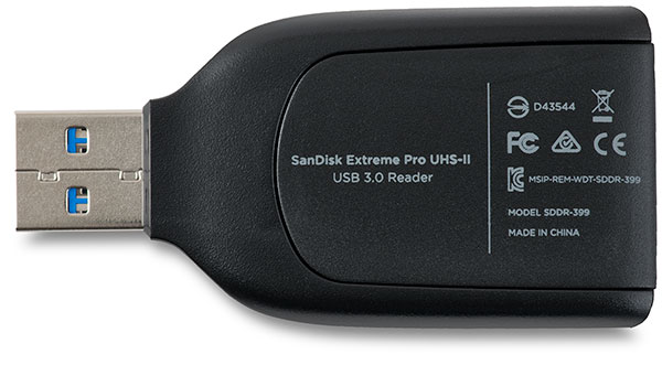 SanDisk Extreme Pro SD UHS-II Reader/Writer USB 3.0 SDDR-399 bottom