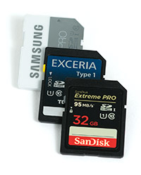 SanDisk, Toshiba and Samsung PRO are the fastest SD cards for Nikon D800