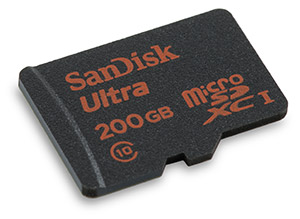 SanDisk Ultra 90MB/s 200GB microSDXC Card