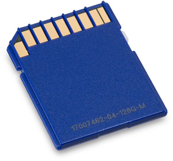 Silicon Power Superior Pro 128GB SDXC Memory Card Back