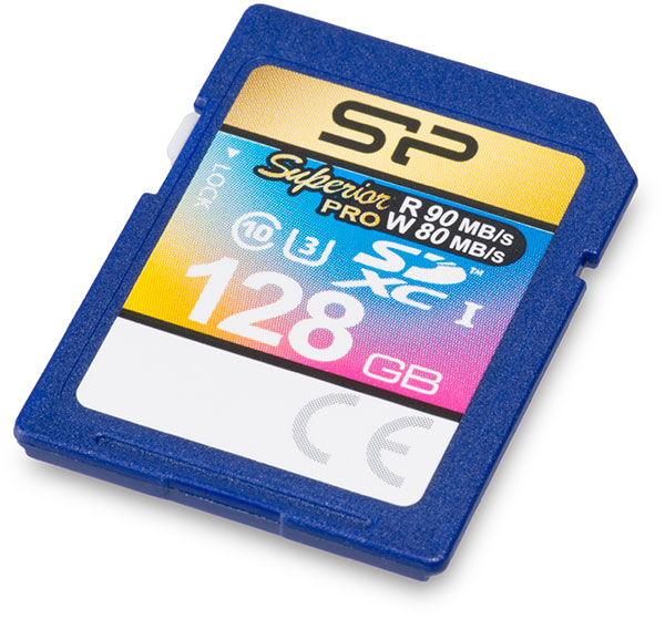 ASilicon Power Superior Pro 128GB SDXC Memory Card
