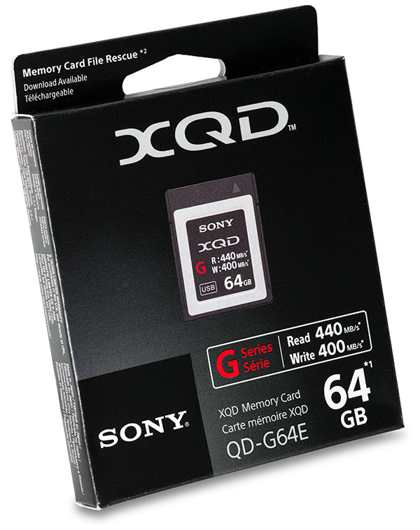 Sony G-Series 440MB/s XQD 64GB Memory Card Package