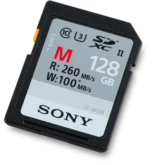 Sony M Series 128GB SDXC UHS-II U3 Memory Card
