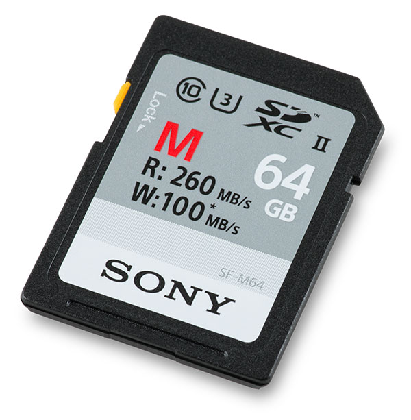 Sony M Series 64GB SDXC UHS-II U3 Memory Card