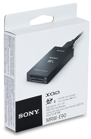 Sony MRW-E90 XQD 2.0 SD UHS-II Card Reader Package