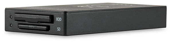 Sony MRW-E90 XQD 2.0 SD UHS-II Card Reader side