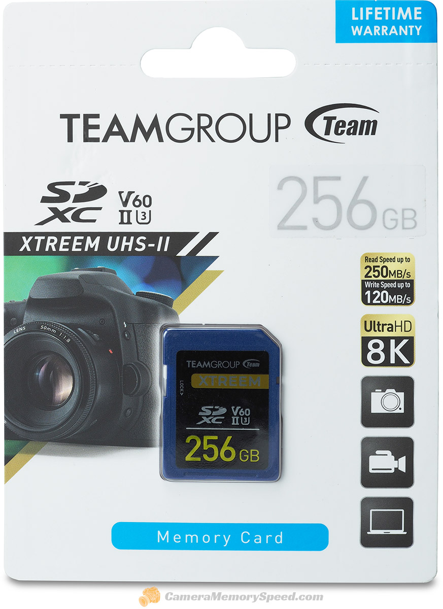 Carte SD 256 Go Xtreem TeamGroup SDXC UHS-II - WIKI High Tech Provider