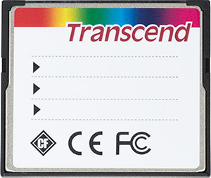 Transcend 1000x 32GB CompactFlash Memory Card Back