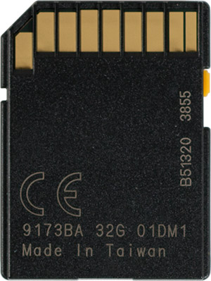 Transcend Ultimate 600X 32GB Memory Card Back