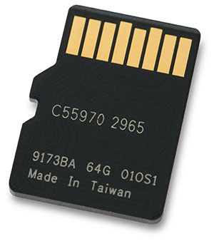 Transcend Ultimate 633X 64GB microSDXC Memory Card Back