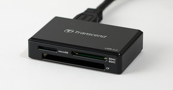 Transcend Memory Card Reader RDF8 Front