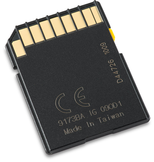 Transcend Ultimate 600X 128GB Memory Card Back